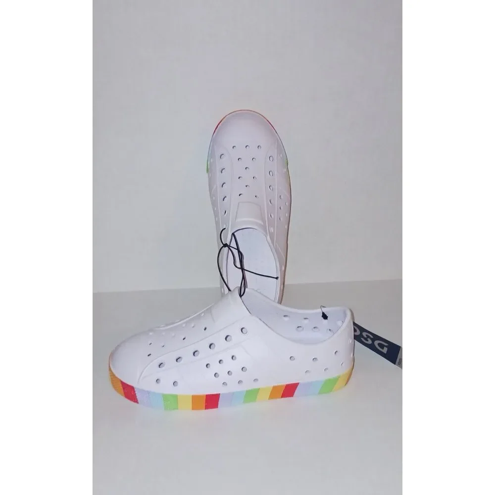 New DSG EVA Slip-On Water Shoes Beach Waterproof Girls‎ Size Youth 1